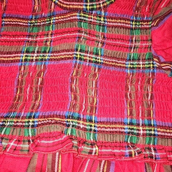 Wonder Nation Baby and Toddler Girl Plaid Holiday Dress 12m - Picture 6 of 8